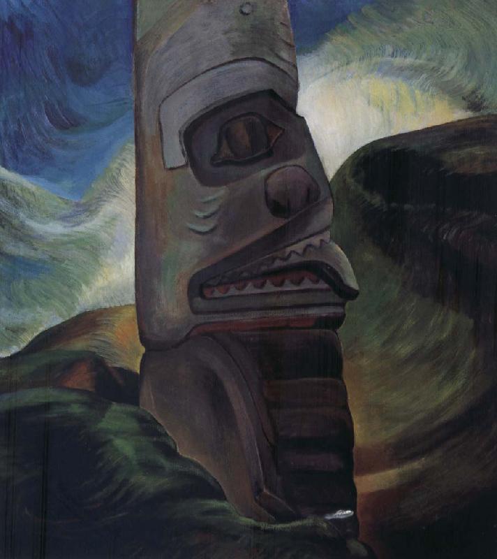 Emily Carr A Skidegate Pole